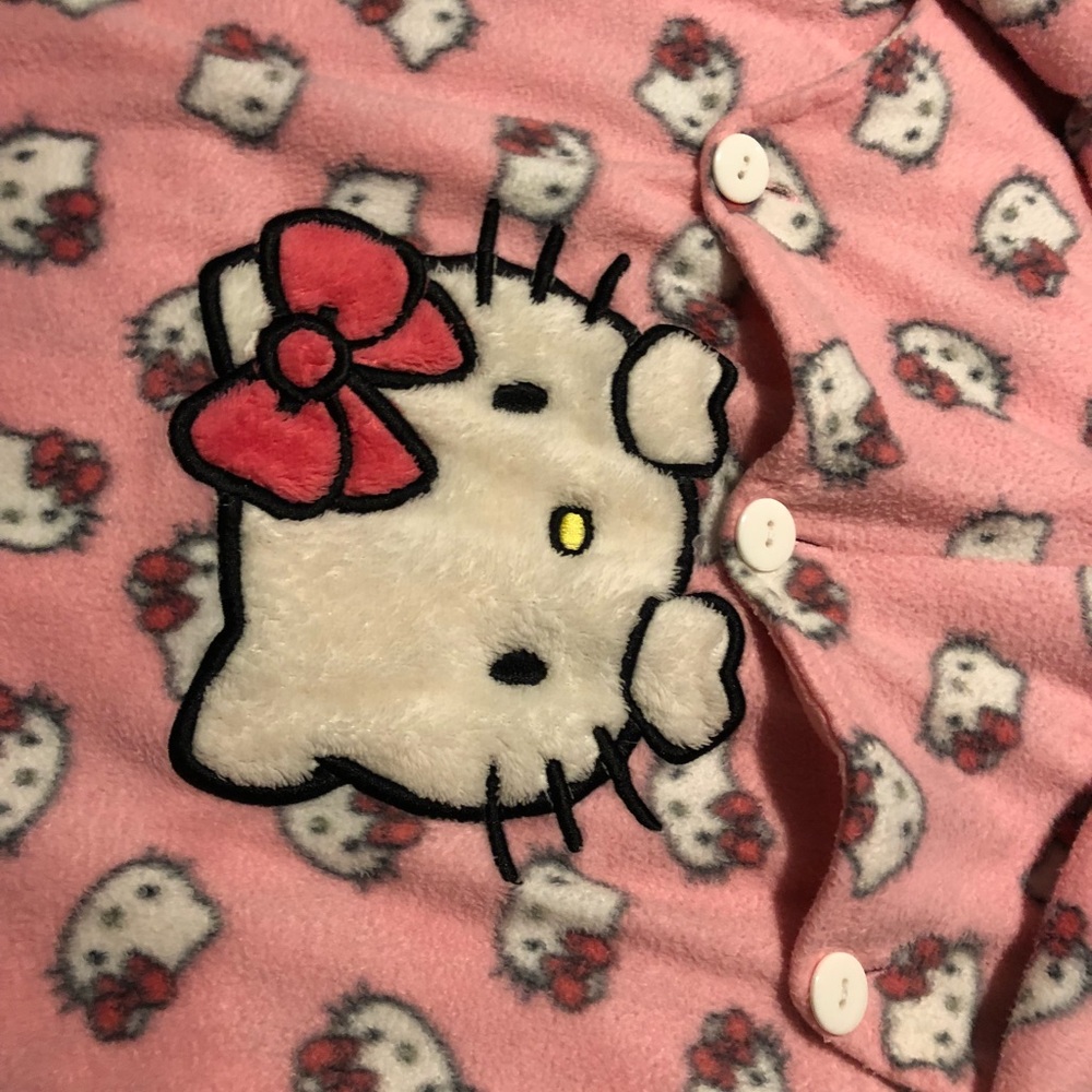 Hello Kitty Juniors XL Onesie Union Suit Drop Seat
